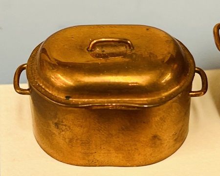 Copper Roasting Pan with Lid mc06023b