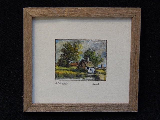 Cottage by the Stream by Michael Nicholls ml10803