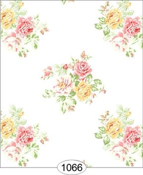 Cottage Rose - Yellow - 1066 wal1066