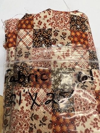 Cotton Patchwork quilt fabric in Fall colors fabric62