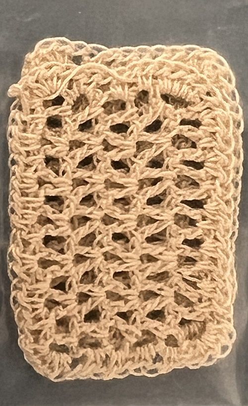 Cream Crocheted Rectangular Doily or Placemat MC101XZ