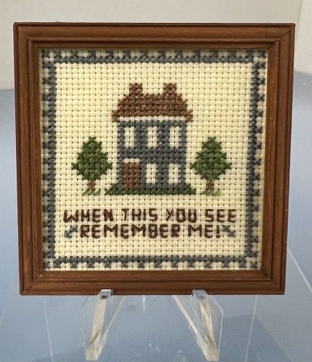 Cross Stitche Remember Me Framed Art mc05827
