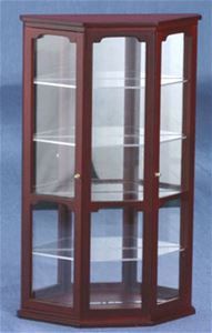Curio Display with Mirror t3074
