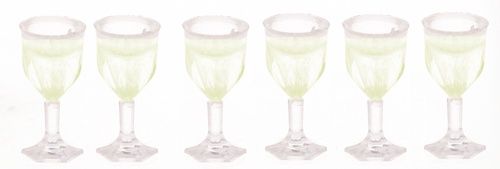 Cut Stemware Filled Set/6 (plastic but well done) fa40322