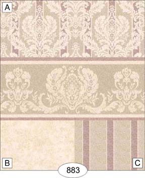 Damask - Beige WAL0883