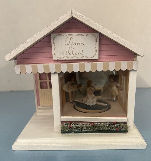 Dance School (Half Scale) Rotating Music Box mc904x