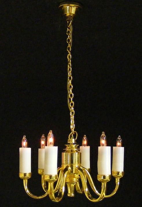 CK3015 6-Arm Colonial Chandelier ck3015