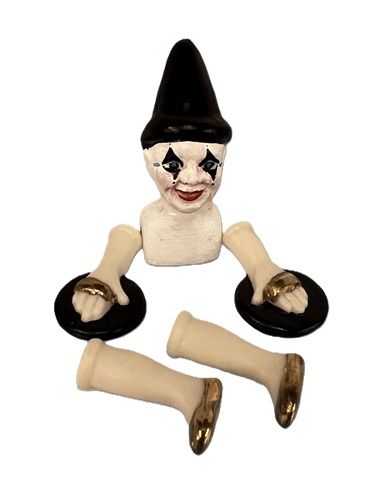 Clapper Doll with Handle Clappers/Gold Shoes mc03074-1