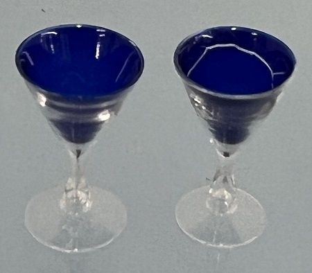 Cobalt Blue Footed Glassware mc05281