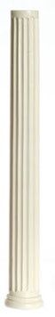 Column, Fluted, Tapered, 9.5in H, 1 Pr a3729