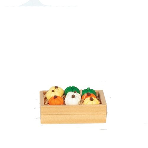 Crate With 9 Pumpkins AZB0120