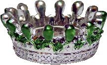 Crown, Silver and Emerald bdj089