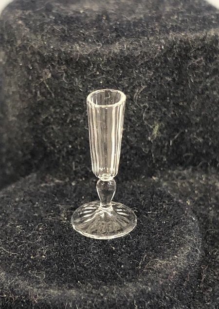 Crystal Old English Hobnail Champagne Trumpet fa433