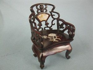 Curved Back Inlay Chair AUC28340B