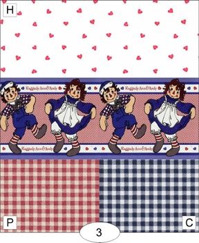 Dancing Rag Doll - Red - 3 wal3