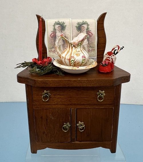 Decorated Victorian Wash Stand mc98x