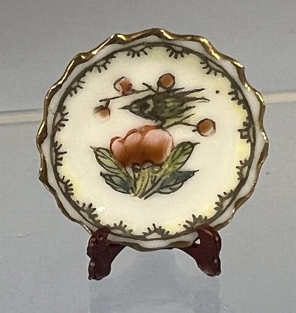Designer Plate with Fluted Edge ch22109