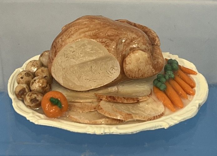 Cooked Turkey on Platter nc0361