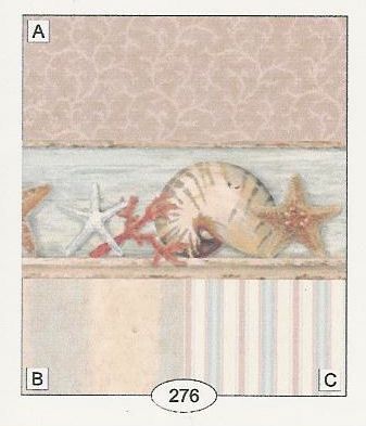 Coral and Starfish 276 wal276