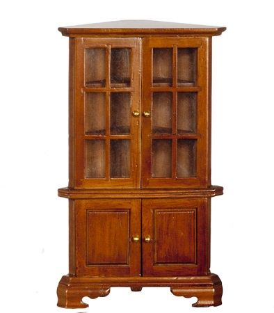 AZT6036 Corner Hutch Walnut