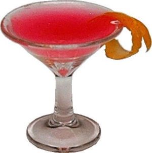 Cosmopolitan Cocktail W/ twist bdf302