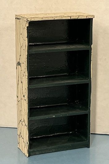 Crackled Finish Bookcase mc954x