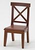 Cross Buck Chair, Walnut CLA10935