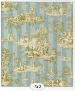 Dark Toile Stripe 720 wal0720