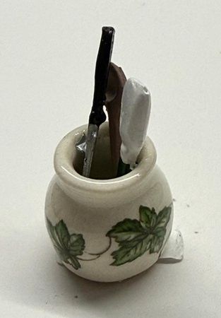 Decorated Pot with Tools cn2014