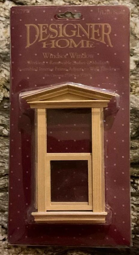 Designer Home 1/12 Windsor Window New in Package 245034
