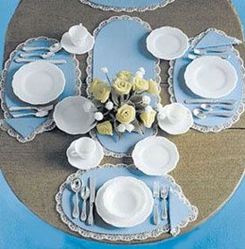 Dishes and Silverware - 4 Sets, White CB2211