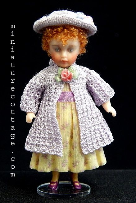 Doll in Lavender Coat rdd51401