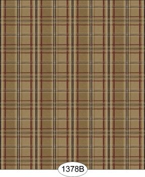 English Plaid - Burgundy WAL1378B