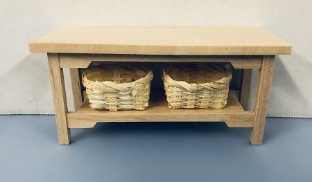 Entry Hall Table with Baskets 95225