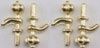 Faucets, 4/Pk, Brass cla057806