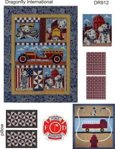 Fireman Quilts Kit dfdr912