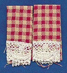 Dish Towels Red Gingham bb50626