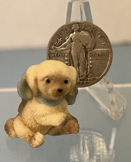 Dog with Blue Bow mc031616