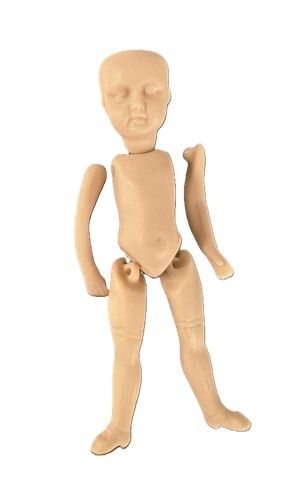 Doll in white porcelain 2 3/4" tall dd006