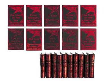 NI139 Edgar Allen Poe (Red Foil) set/10