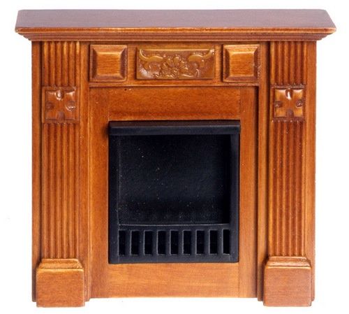 Elizabethan Fireplace Walnut T6844