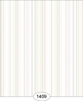 Emma Stripe - Light Green WAL1409