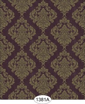 English Damask - Purple WAL1381A
