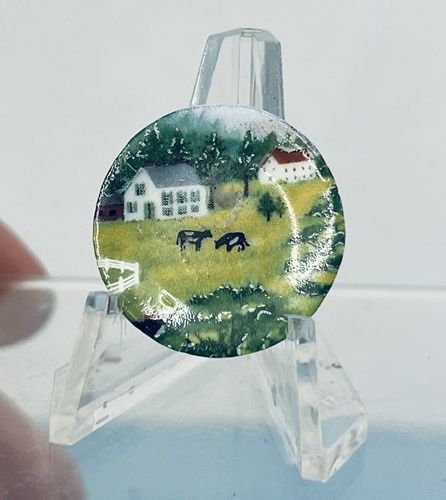 Decorative Plate, Farm Scene so1829