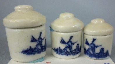 Delft 3-Piece Canister Set STU53