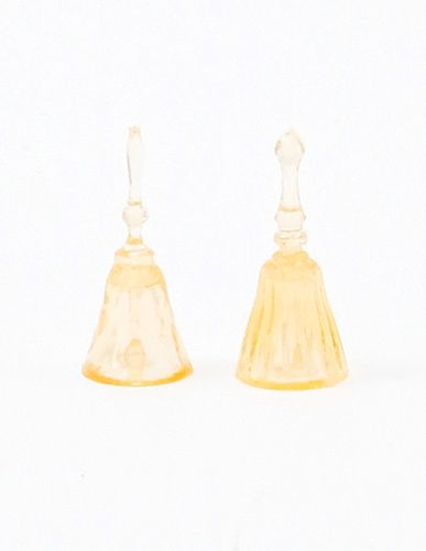 Dinner Bells, 2Pc, Amber CB89A