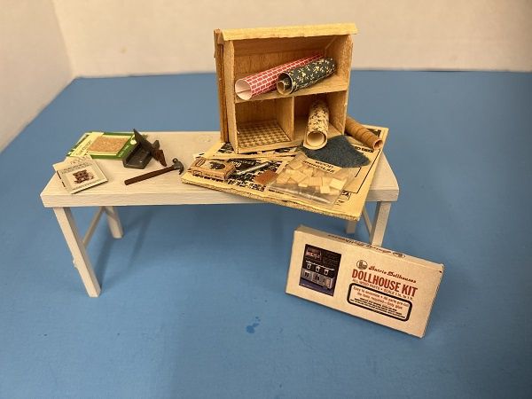 Dollhouse Workshop Table in Progress mc05908