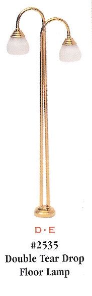 Double Tear Drop Floor Lamp HW2535