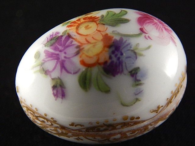 Dresden Egg Form Box German lh713