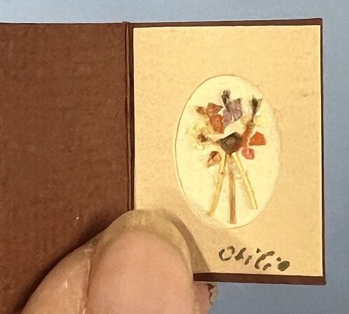 Dried Flowers in a Framed Holder with Cover mc05798